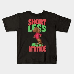 Short Legs Big Attitude Kids T-Shirt